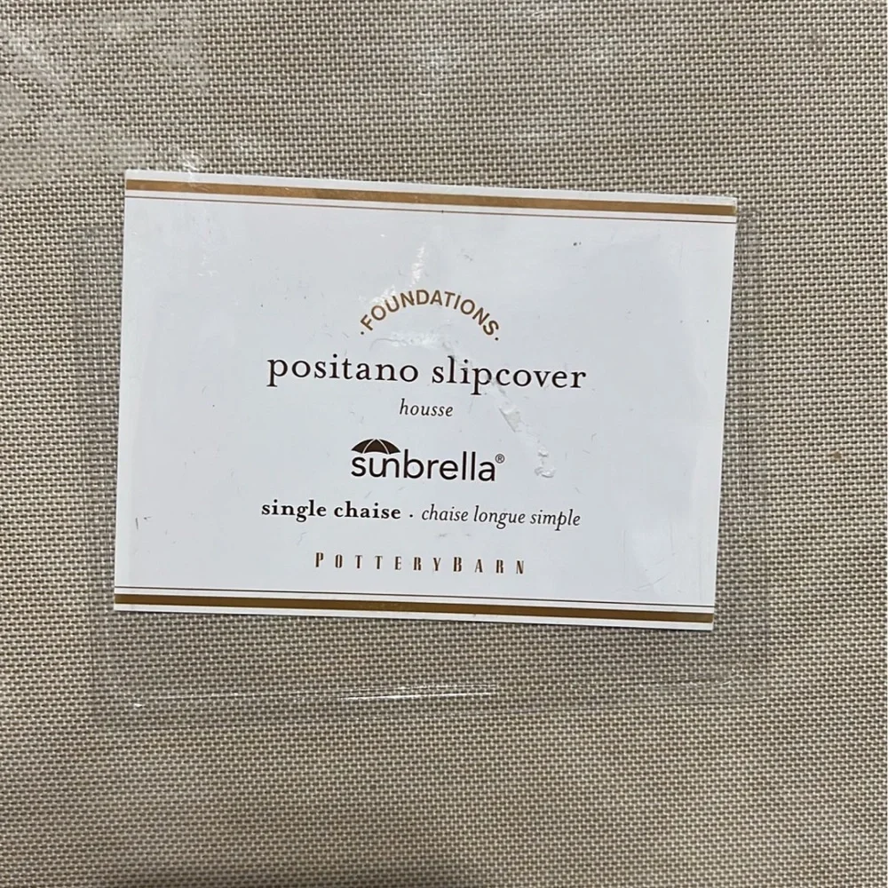Pottery Barn Postiano Single Chaise Lounge Cushion Cover